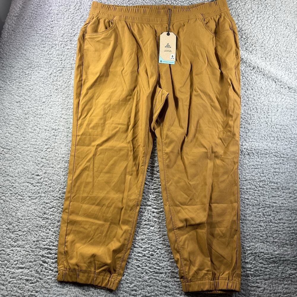 prAna Halle E-Waist Jogger Plus II Women's 20W Antique Bronze Stretch Hiking NWT